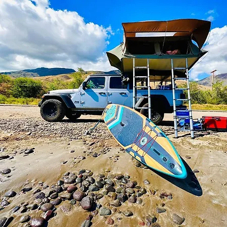 Explore Maui'S Diverse Campgrounds And Uncover The Island'S Beauty From Fresh Perspectives Every Day As You Journey With Aloha Glamp'S Great Jeep Equipped With A Rooftop Tent